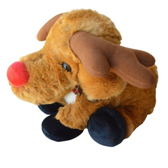 Vintage Fairview 1993 JC Penney Christmas Collection Large Reindeer Plush Toy - Picture 2 of 9